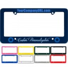 Silkscreen Plastic License Plate Frame(Dark Blue)
