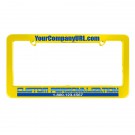 Silkscreen Plastic License Plate Frame(Yellow)