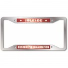 Metal License Plate Frame with Full Color Acrylic Insert