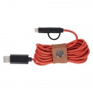 10' Charging Cable & Snap Wrap Kit