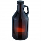 32 oz. Amber Glass Beer Growlers 38/400