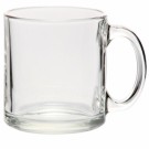 13 oz. Clear Glass Coffee Mugs
