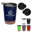 10Oz. Stainless Steel Zoe Tumbler With Cork Base