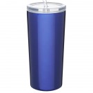 16 oz. Mira Stainless Steel Tumbler with Straw