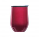 12 oz. Shelby Stemless Wine Glass with lid