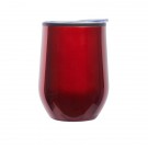 12 oz. Shelby Stemless Wine Glass with lid