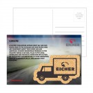 Post Card with Box Truck Cork Coaster