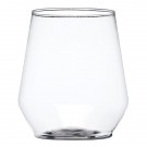 12 oz. Stemless Plastic Wine Glass