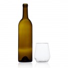 12 oz. Stemless Plastic Wine Glass