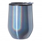 12 oz. Iridescent Stemless Wine Glass with Lid