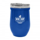 8 Oz. Glass And Stainless Steel Wine Tumbler