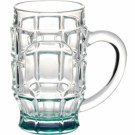 17.75 oz. Dimpled Glass Beer Mugs