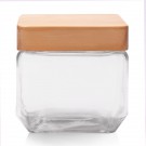 27 oz. Glass Candy Jars with Wooden Lid