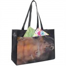 PET Non-Woven Tote Bag Sublimated Front Pocket (18