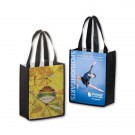 2 Sided Sublimated PET Non-Woven Tote Bag w Gusset 8