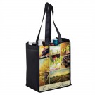 PET Non-Woven 6 Bottle Wine Tote Bag in CMYK - Sublimated