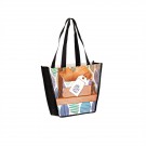 PET Non-Woven Trapezoid Tote Bag in CMYK - Sublimated