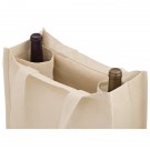 Heavyweight Cotton Wine & Grocery Tote - 14 oz - Full Color