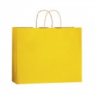Matte Color Paper Shopper Bags - Foil Stamp