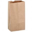 Natural Kraft Paper SOS Grocery Bag - 10 lb - Flexo Ink