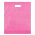 Breast Cancer Awareness Pink Frosted Die Cut Bag - Flexo Ink