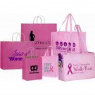 Breast Cancer Awareness Pink Matte Shopper Bag - Foil Stamp