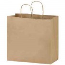 Natural Kraft Carry-Out Bags - Flexo Ink