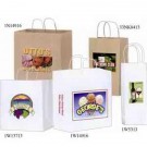 White Kraft Carry-Out Bags in CMYK - Color Evolution