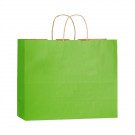Matte Color Paper Shopper Bags - Flexo Ink