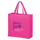 Breast Cancer Awareness Pink Tote Bag - Screen Print