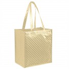 Metallic Gloss Patterned Grocery Tote Bags - Screen Print