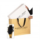 Non-Woven Hybrid Tote Bag with Paper Exterior - Screen Print