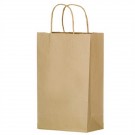 Natural Kraft Paper Shopper Bags - Flexo Ink
