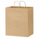 Natural Kraft Carry-Out Bags - Flexo Ink