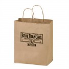 Natural Kraft Paper Shopper Bag - Flexo Ink