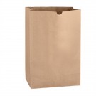 Natural Kraft Paper SOS Grocery Bag - 1/6 bbl - Flexo Ink