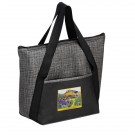 Insulated Patterned Non-Woven Lunch Tote in CMYK