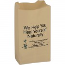 Natural Kraft Paper SOS Lunch Bag - 6 lb - Flexo Ink