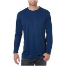 Blue Generation Adult Long Sleeve Solid Wicking Tee