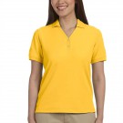 Devon & Jones Ladies' Short-Sleeve Y-Collar Polo Shirt