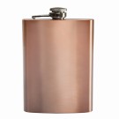 8 oz. Gran Torino Copper Coated Hip Flask