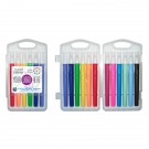 12 Pack of Hand Lettering Brush Markers in Hard Plastic Case