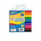 10 Pack Washable Markers - Pouch Set - Assorted