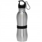 24 oz. Stainless Steel With Rubber Grip Bottles