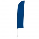 13' Solid-Color Blade Sail Sign, 1-Sided, Ground Spike