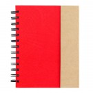 Spiral Notebook With Sticky Notes And Flags