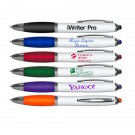 iWriter® Pro Stylus & Ball Point Pen Combo - White Barrel