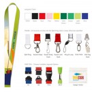 5/8 Polyester 4 Color Lanyard