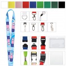 3/4 Polyester 4 Color Lanyard