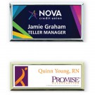 Plastic Rectangle Framed Badges with Square Corners
